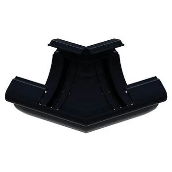 Угол желоба универсальный 135 град графит RAL 7024 GLC PVC